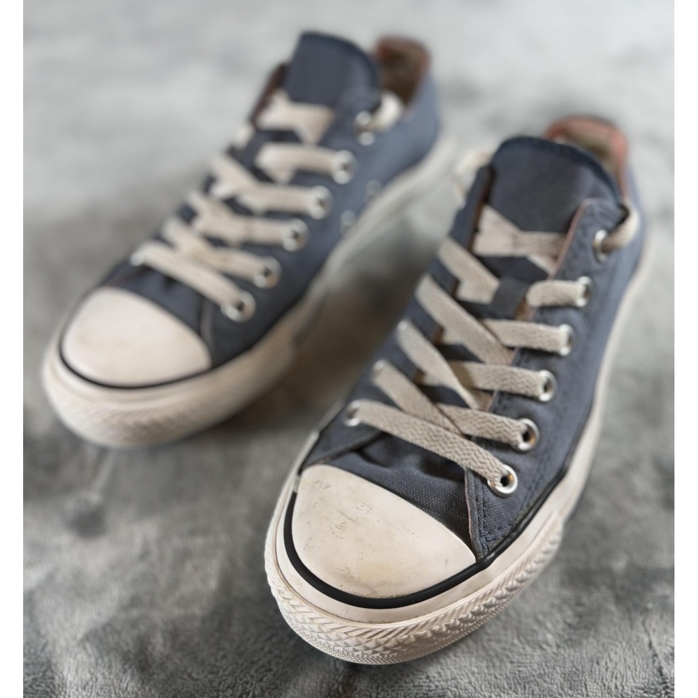 Converse All Star Shoes Womens 7 Mens 5 Gray Low Top Canvas Sneakers Classic